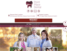 Tablet Screenshot of pointplacedental.com